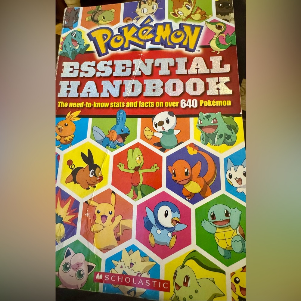 Pokémon essential handbook paper cover